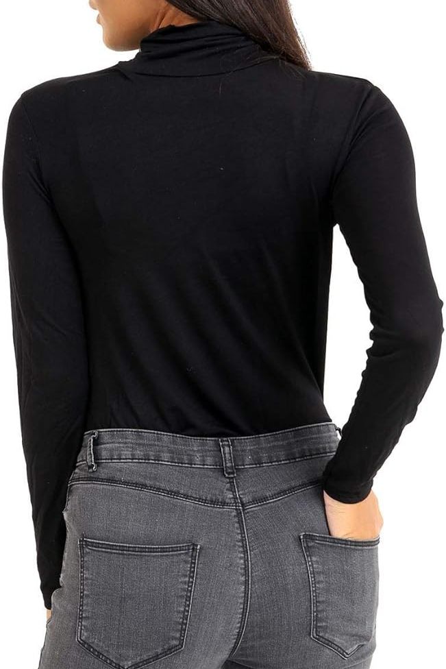 Turtle Neck Long Sleeve Top Tops WearAll
