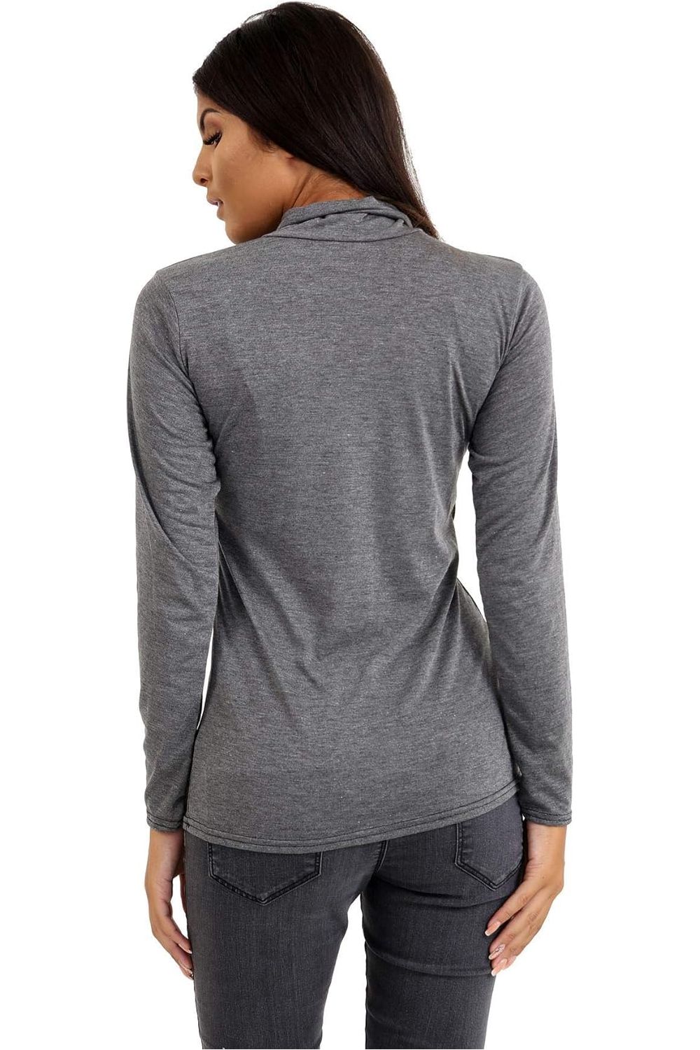 Turtle Neck Long Sleeve Top Tops WearAll