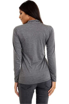 Turtle Neck Long Sleeve Top Tops WearAll
