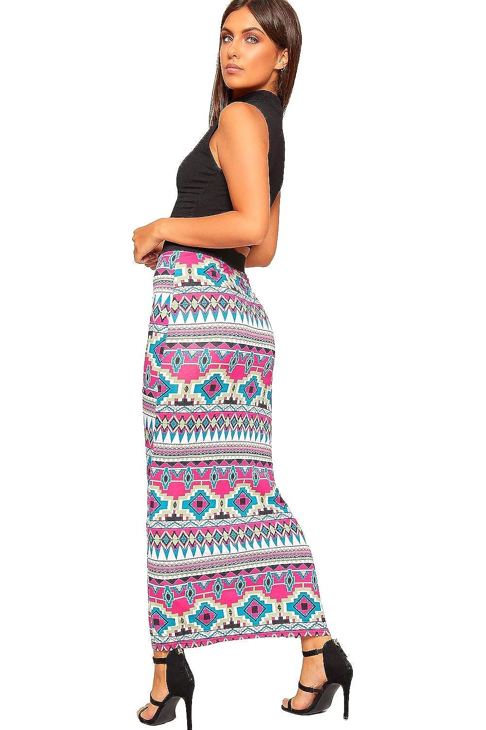 High Waist Stretch Long Maxi Skirt Skirt WearAll