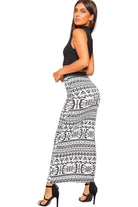 Plus Size High Waist Stretch Long Maxi Skirt Skirt WearAll