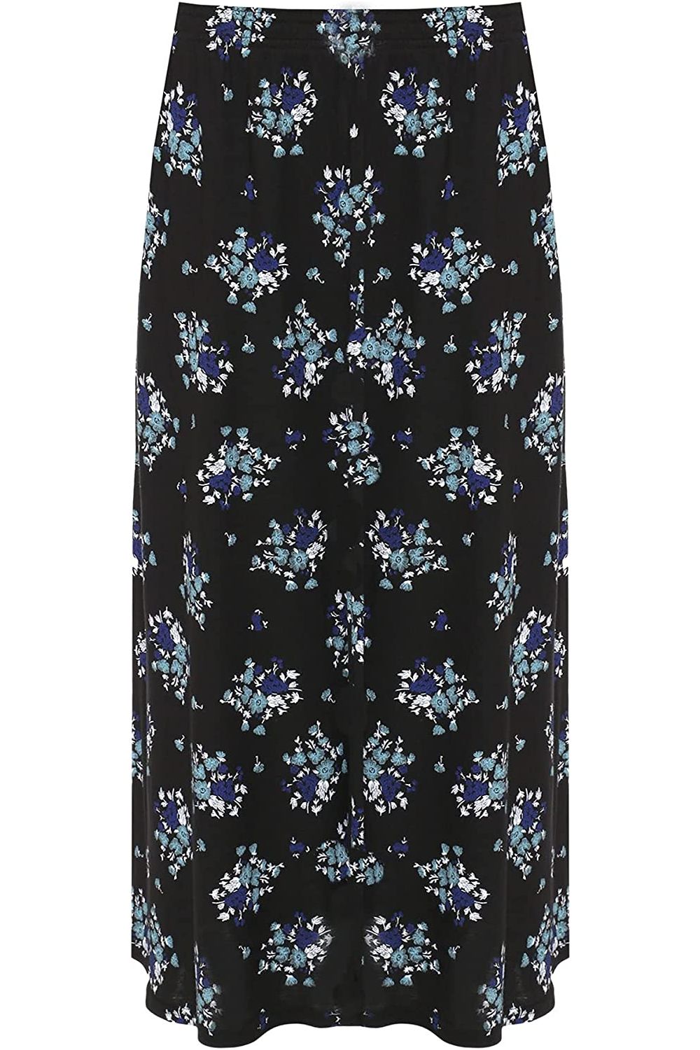 Teal Floral Midi Skirt Skirt WearAll