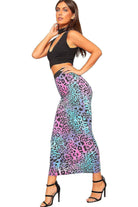 High Waist Stretch Long Maxi Skirt Skirt WearAll