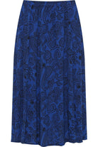 Paisley Royal Print Midi Skirt Skirt WearAll