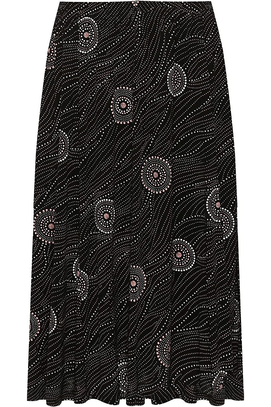 Pink Circle Print Midi Skirt Skirt WearAll