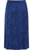 Paisley Royal Print Midi Skirt Skirt WearAll