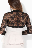 Cropped Lace Bolero Shrug Tops WearAll