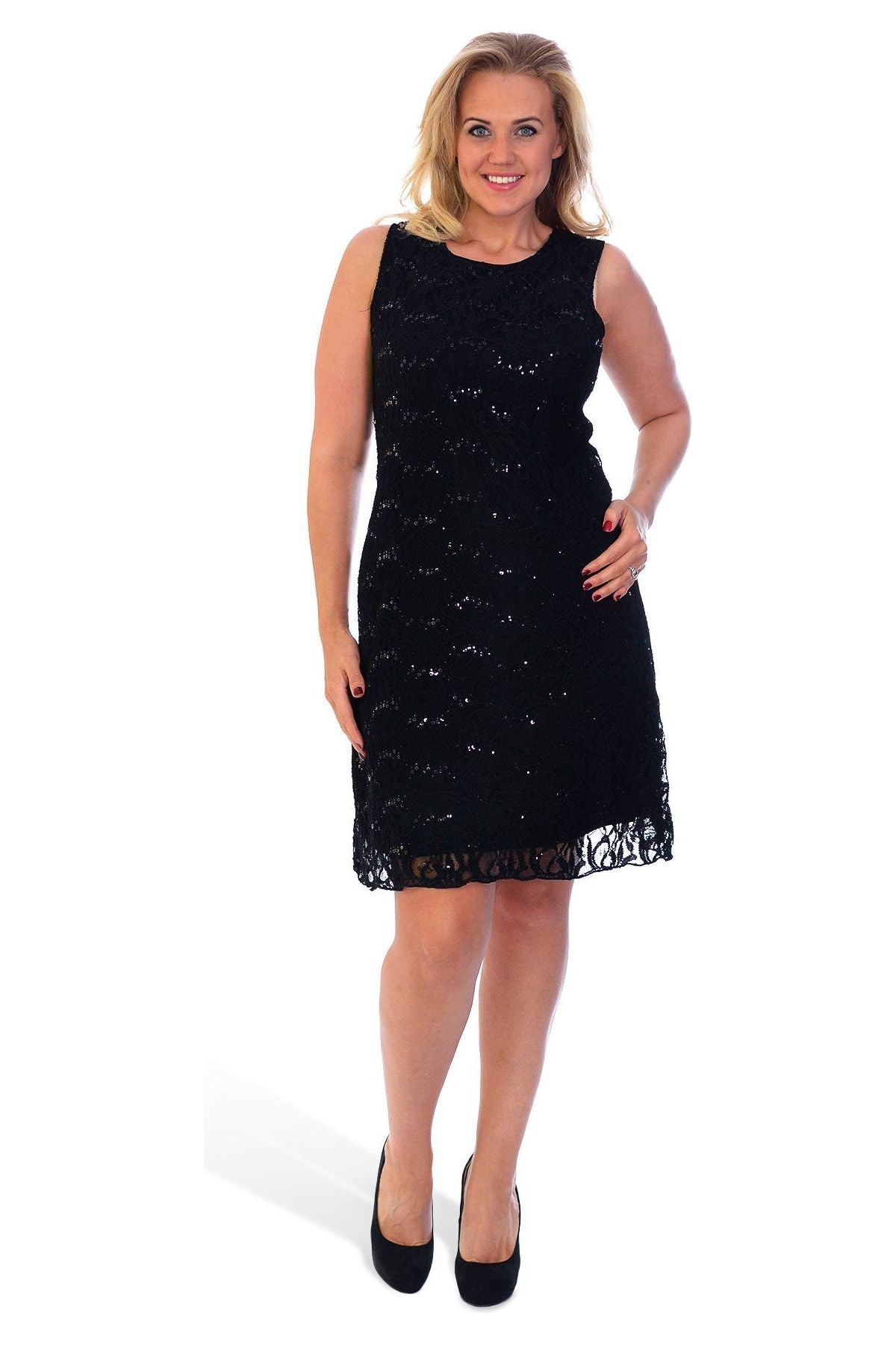 Plus Size Flapper Lace Dress Dress WearAll