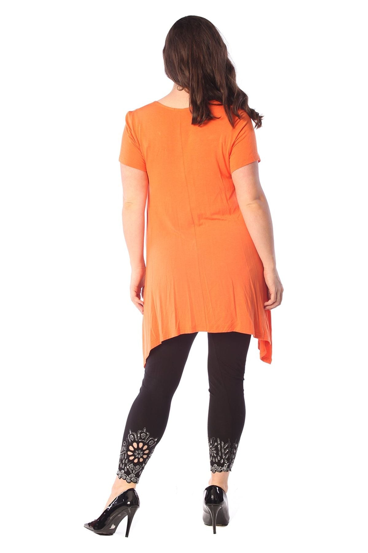 Butterfly Hanky Hem Short Sleeve Top Apparel & Accessories WearAll