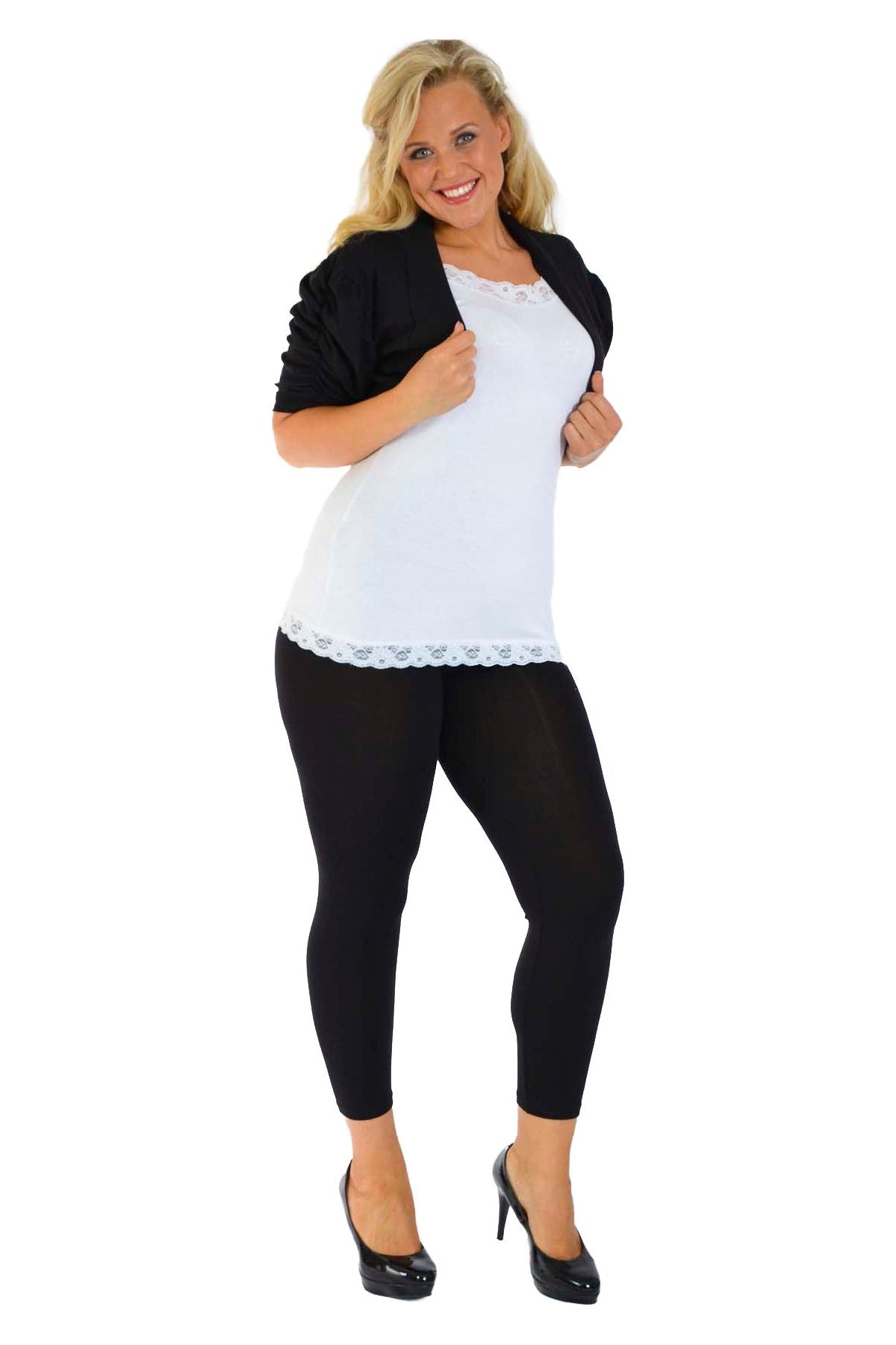 Puff Sleeve Bolero Shrug Tops WearAll