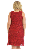 Plus Size Flapper Lace Dress Dress WearAll