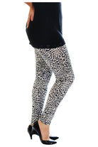 Black White Animal Print Leggings Leggings WearAll