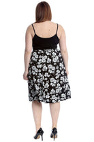 Plus Size Floral Print Midi Skirt Skirt WearAll