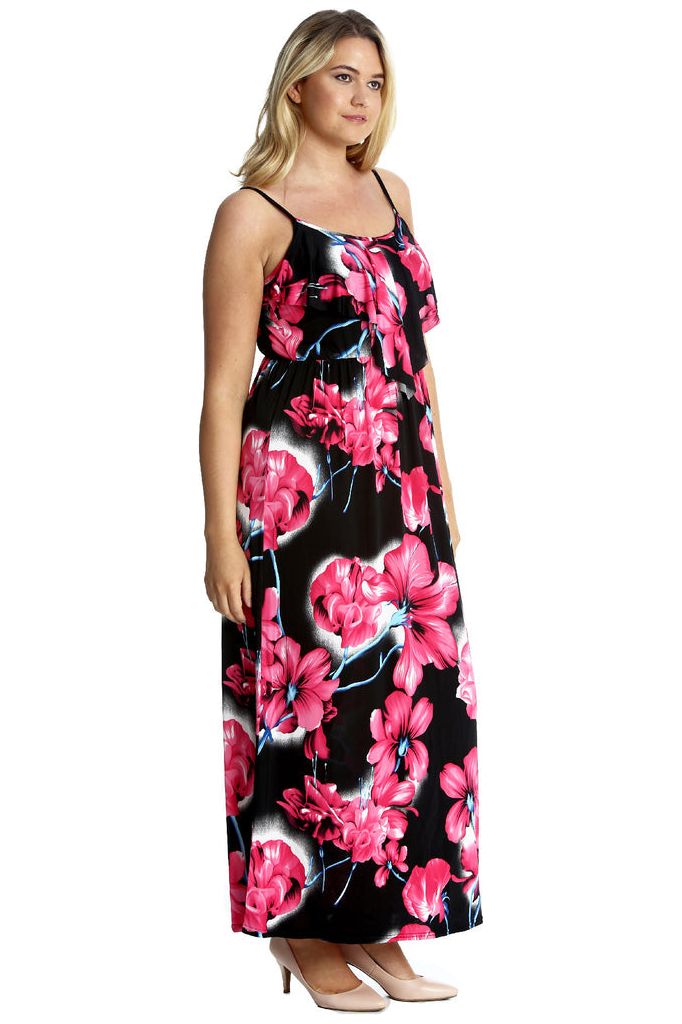 Plus Size Tank Top Floral Maxi Dress Dress WearAll