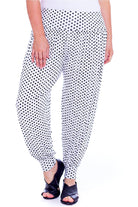 Polka Dot Print Harem Trouser Trousers WearAll