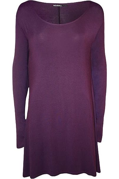 Plain Ladies Swing Dress Top Dress WearAll