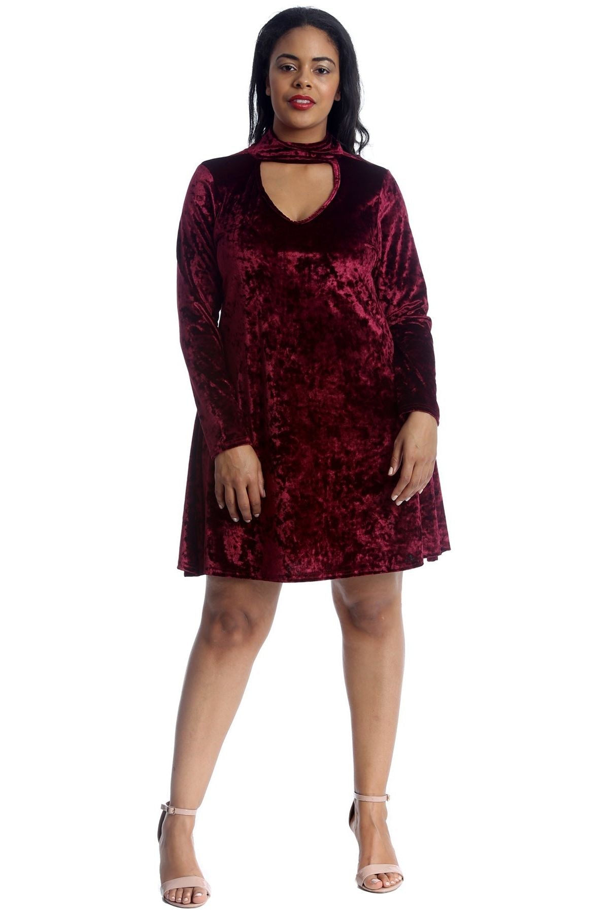 Plain Velvet Swing Top