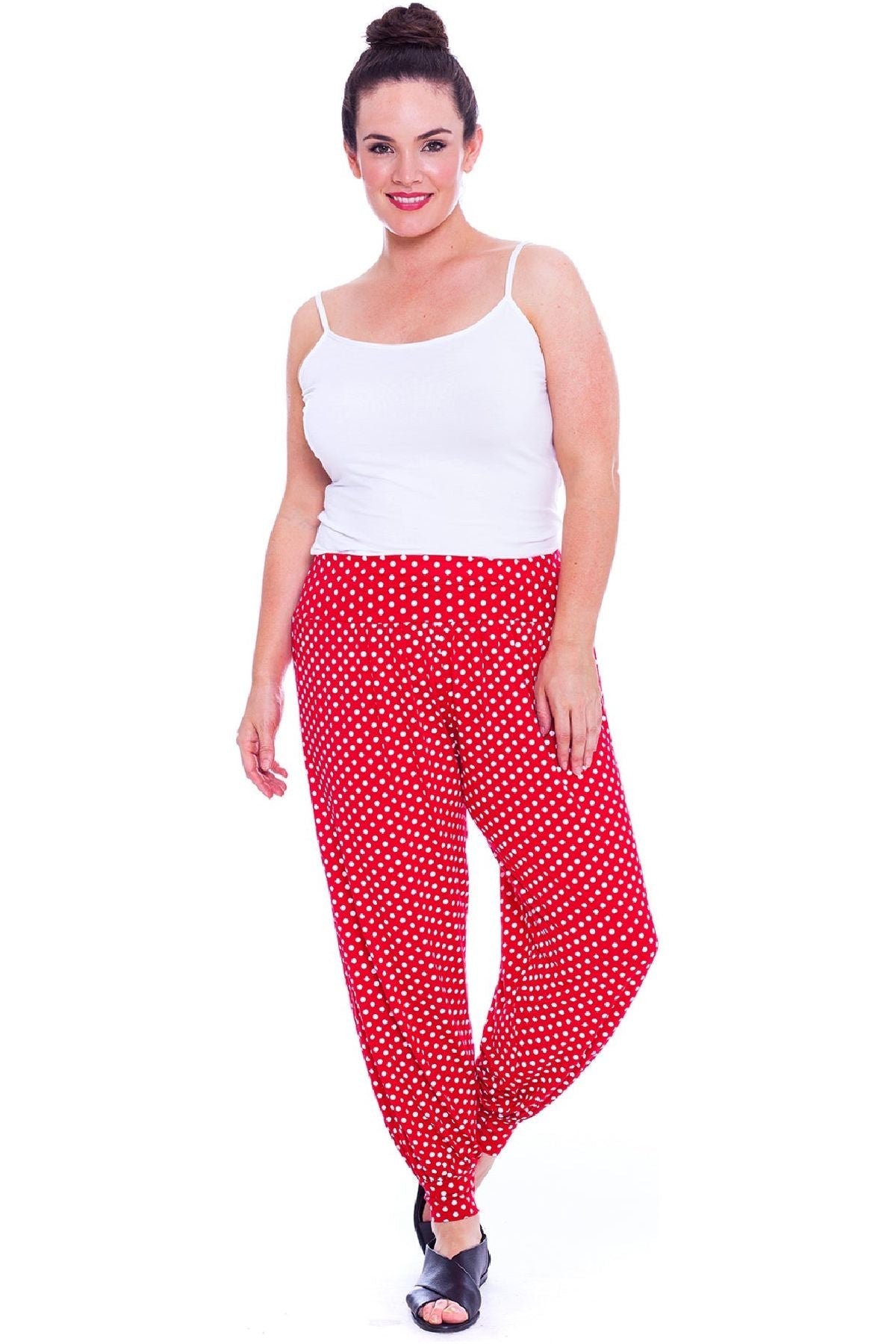 Polka Dot Print Harem Trouser Trousers WearAll