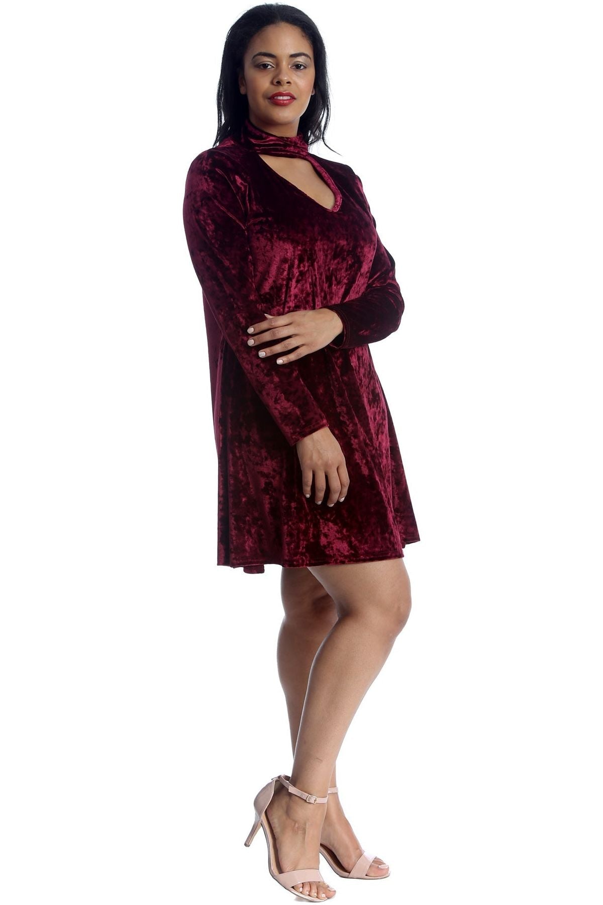 Plain Velvet Swing Top