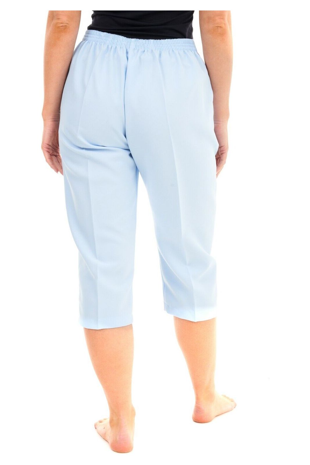 Ladies 3/4 Elasticated Trouser Shorts Trousers WearAll