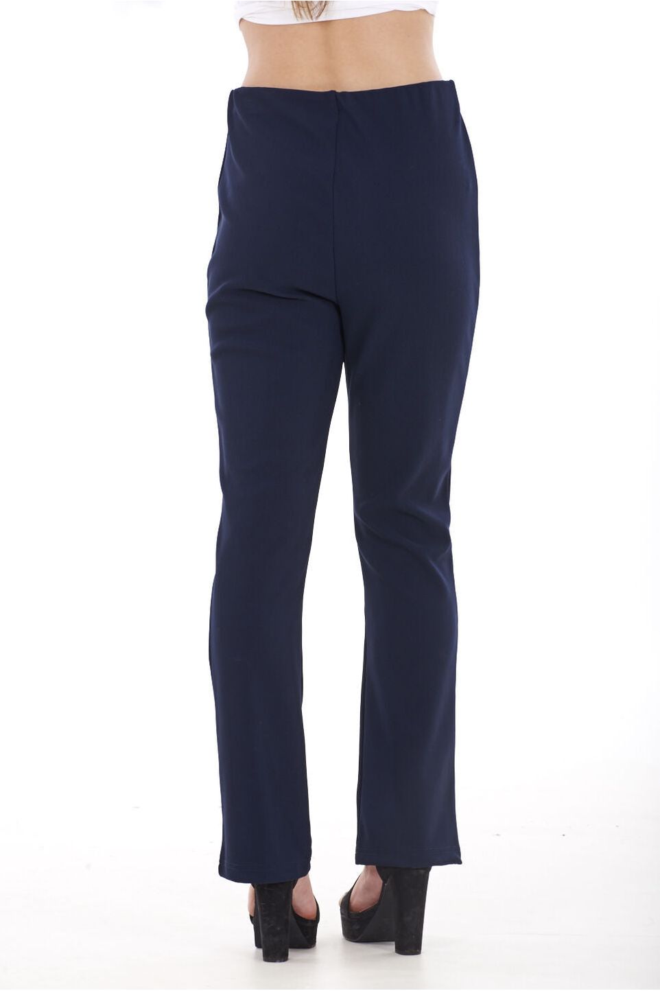 Plus Size Bootleg Ribbed Trouser Trousers WearAll