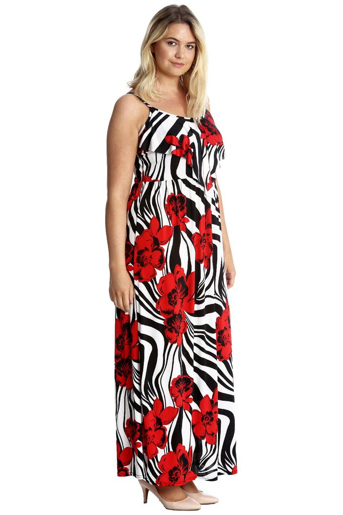 Plus Size Tank Top Floral Maxi Dress Dress WearAll