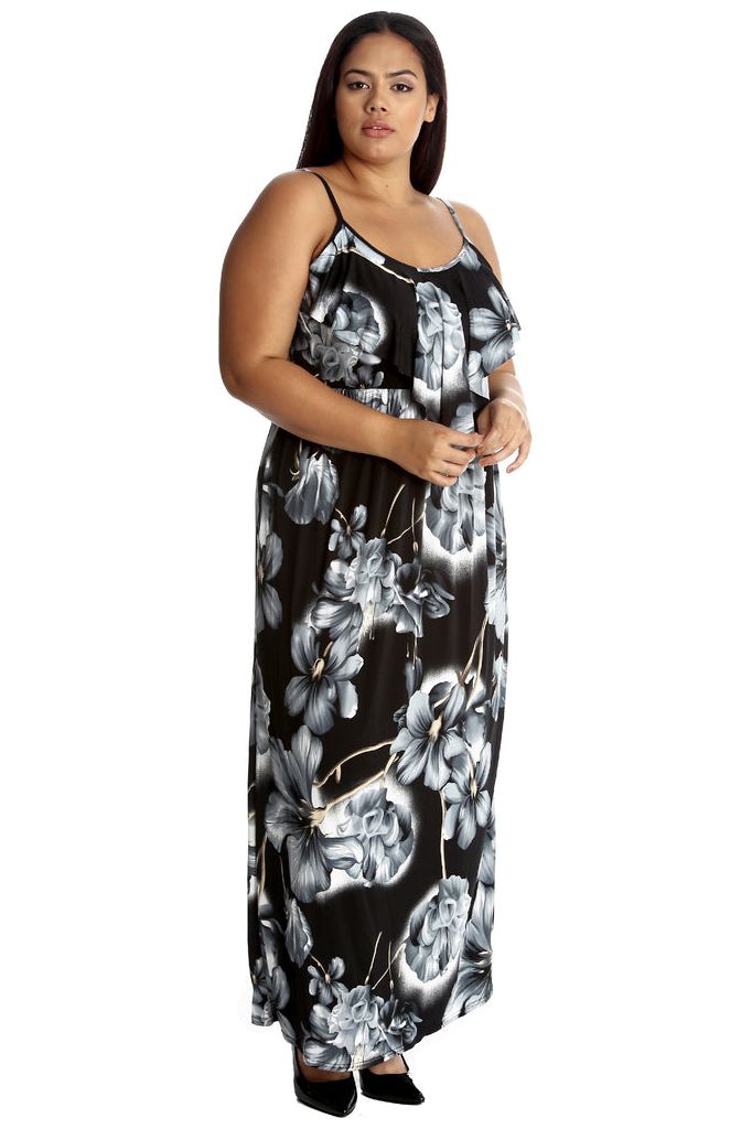 Plus Size Tank Top Floral Maxi Dress Dress WearAll