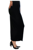 Plus Size Plain Long Ladies Stretch Maxi Skirt Apparel & Accessories WearAll