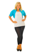 Puff Sleeve Bolero Shrug Tops WearAll