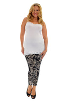Paisley Print Leggings Leggings WearAll