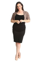 Puff Sleeve Bolero Shrug Tops WearAll